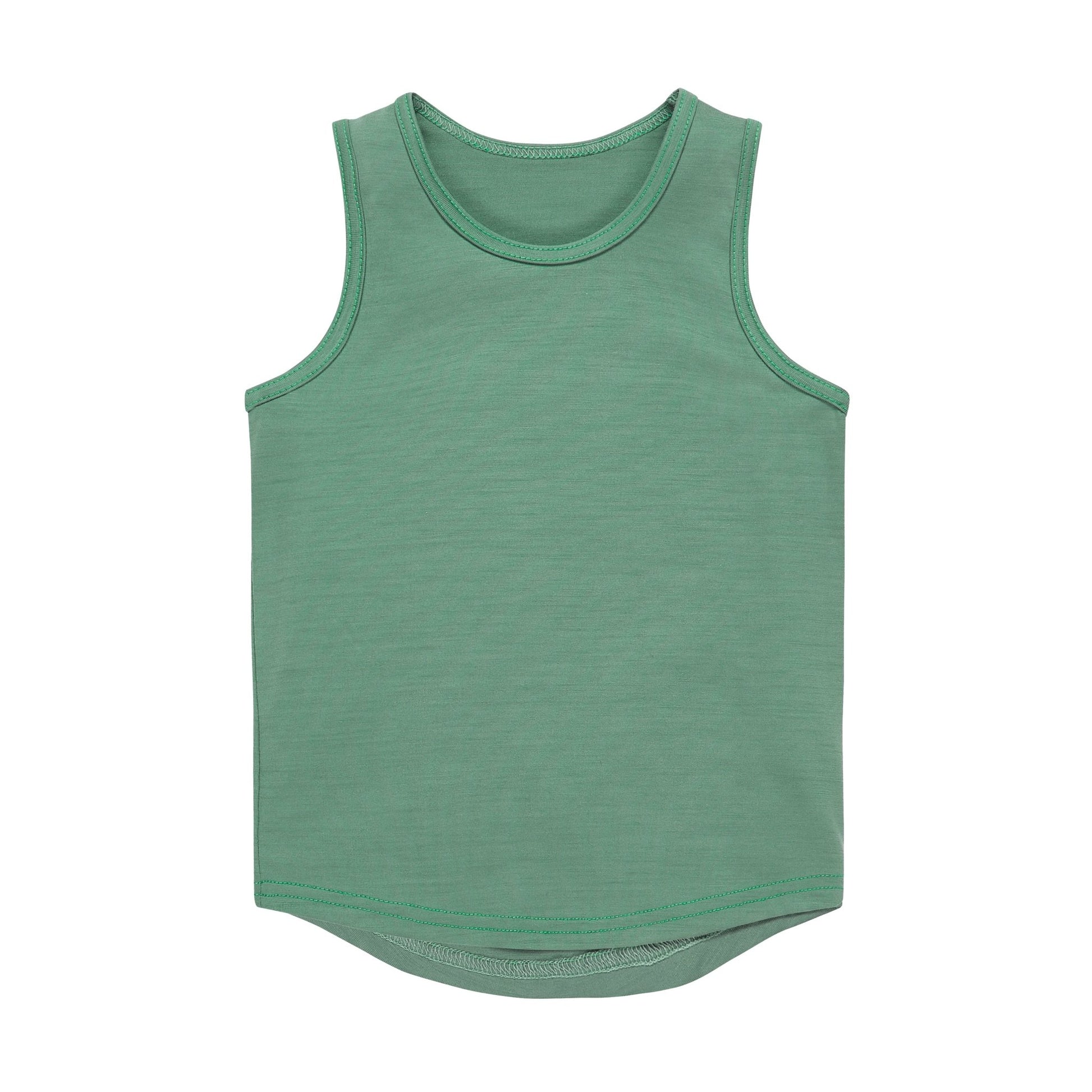 Merino Tank, Emerald Green - SmallsVest Top