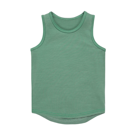 Merino Tank, Emerald Green - Smalls MerinoVest Top