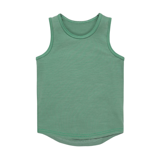 Merino Tank, Emerald Green - Smalls MerinoVest Top