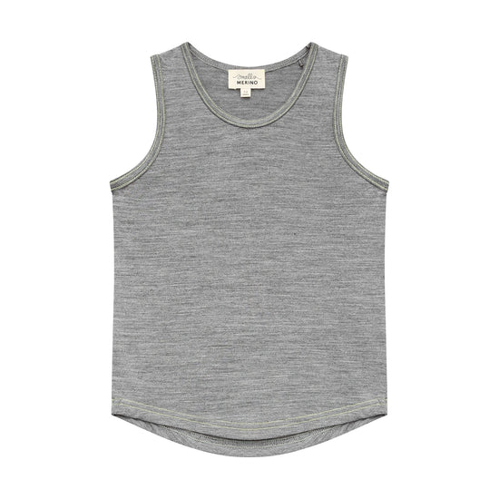 Merino Tank, Grey Marle - Smalls MerinoVest Top