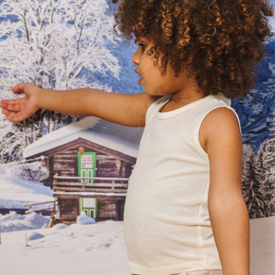 Merino Tank, Ivory - Smalls MerinoVest Top