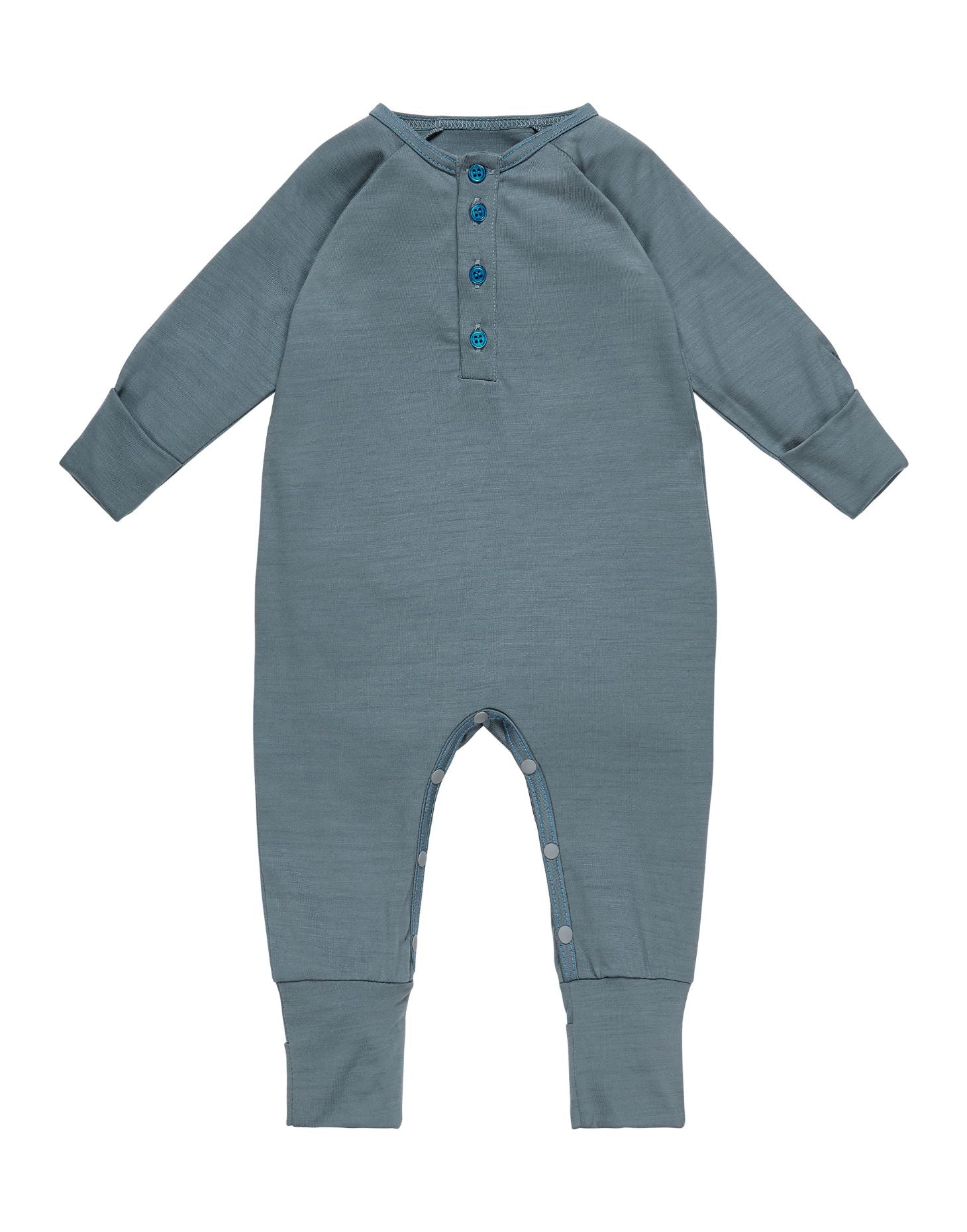 Onesie, Denim Blue - Smalls MerinoOnesie