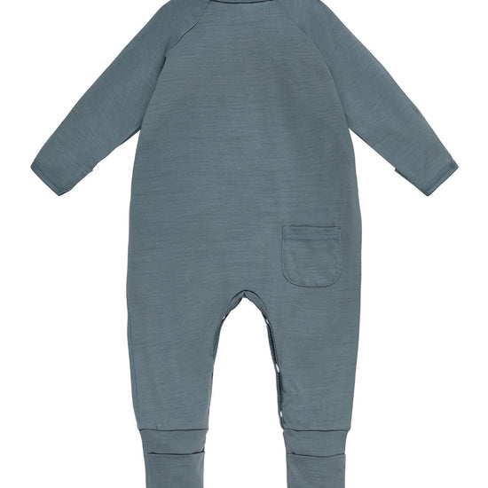 Onesie, Denim Blue - Smalls MerinoOnesie