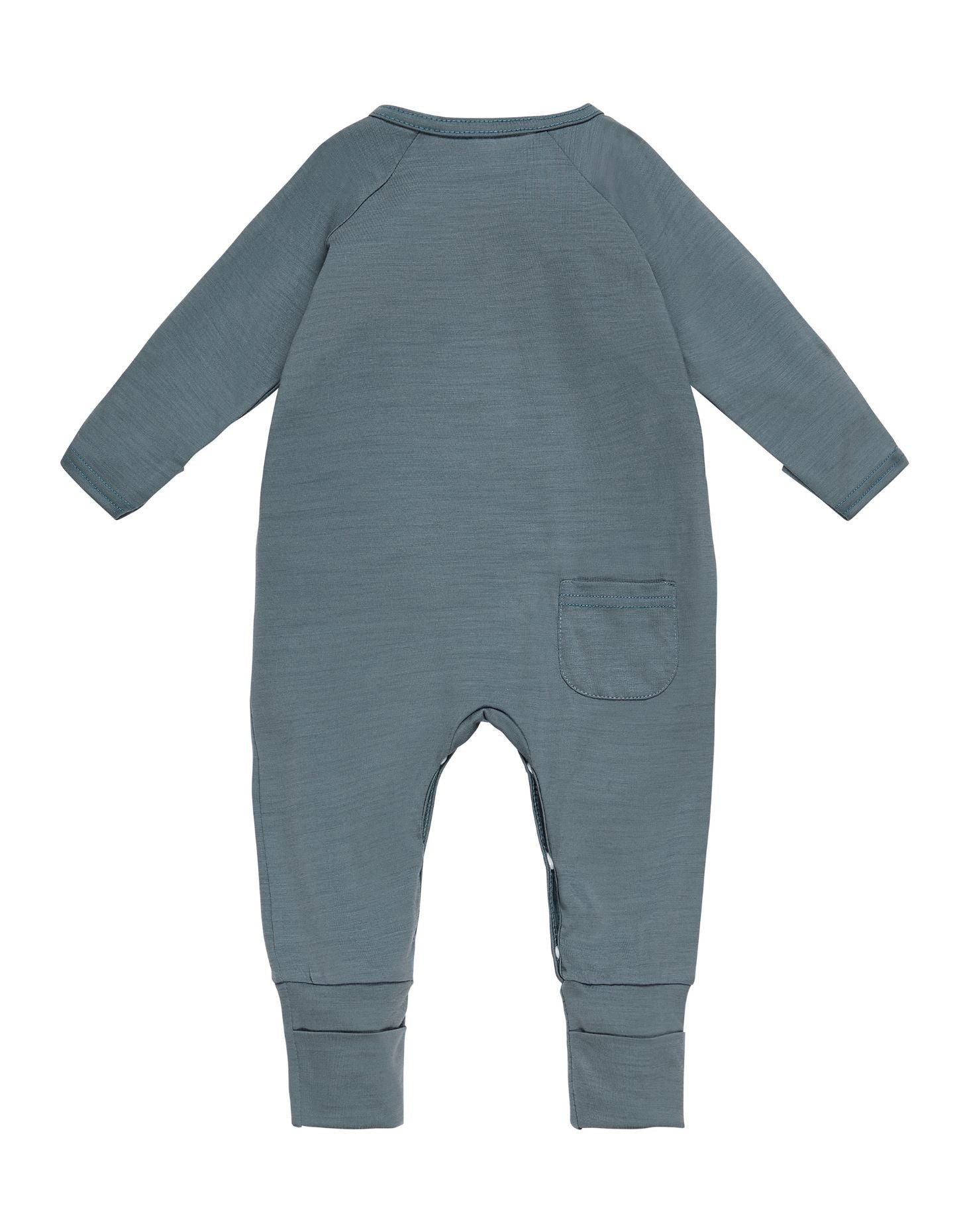Onesie, Denim Blue - Smalls MerinoOnesie