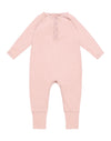 Onesie, Pink Peach Blossom - Smalls MerinoOnesie