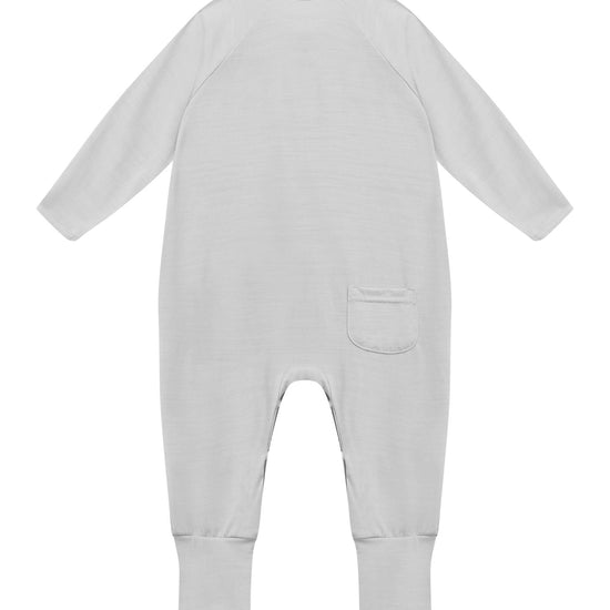 Onesie Vintage Lamb, Rachel Riley for Smalls, Moon Grey - Smalls MerinoOnesie
