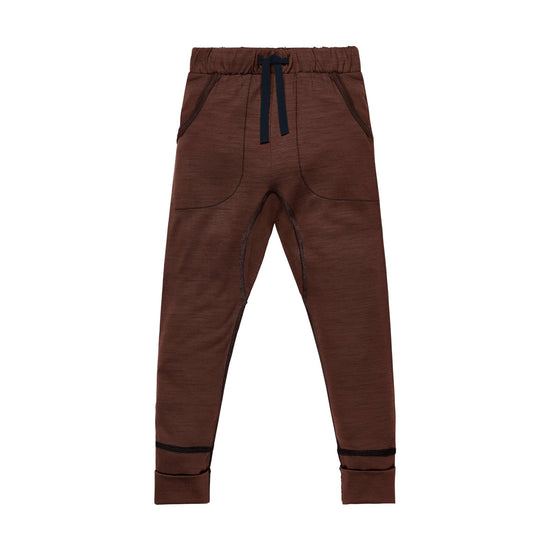 The 24 Hour Trouser, Chocolate Brown - Smalls MerinoTrouser