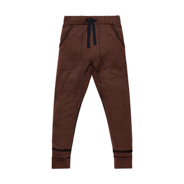 The 24 Hour Trouser, Chocolate Brown - Smalls MerinoTrouser