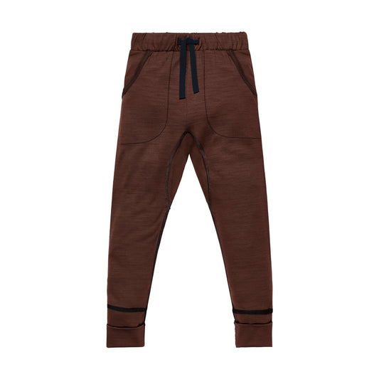 The 24 Hour Trouser, Chocolate Brown - Smalls MerinoTrouser