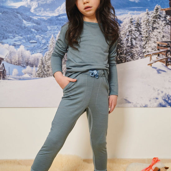 The 24 Hour Trouser, Denim Blue - Smalls MerinoTrouser