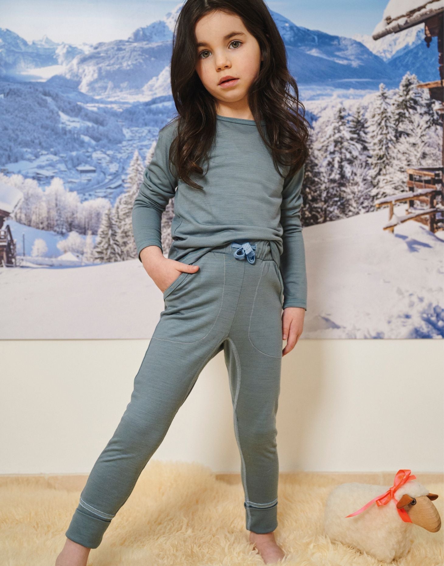 The 24 Hour Trouser, Denim Blue - Smalls MerinoTrouser