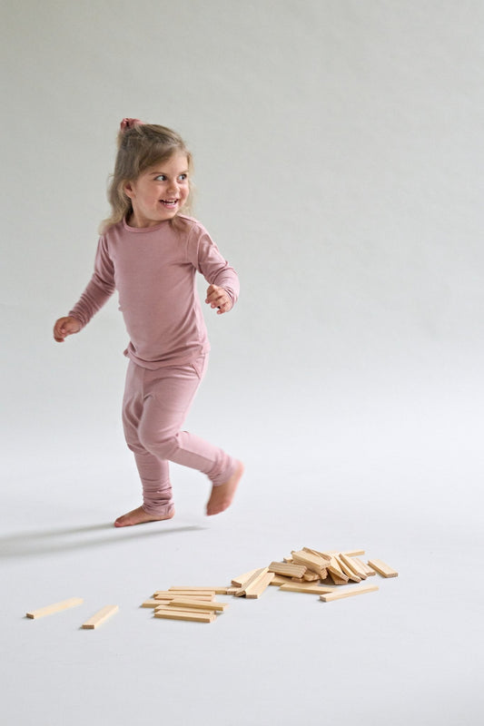 The 24 Hour Trouser, Dusky Rose - Smalls MerinoTrouser