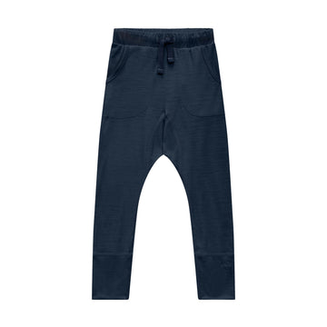 The 24 Hour Trouser, French Navy - Smalls MerinoTrouser