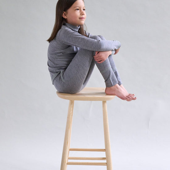 The 24 Hour Trouser, Grey Marle - Smalls MerinoTrouser