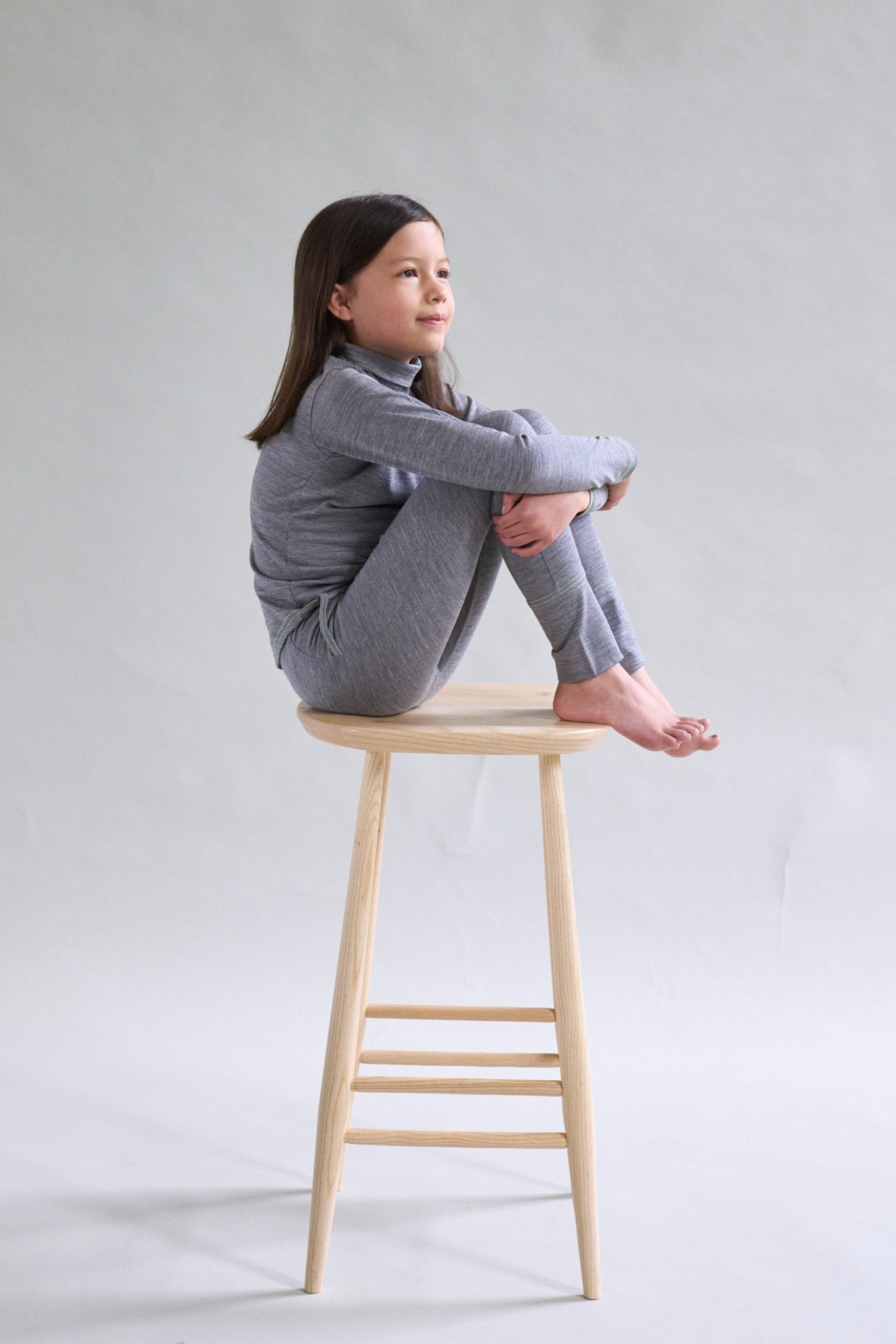 The 24 Hour Trouser, Grey Marle - Smalls MerinoTrouser