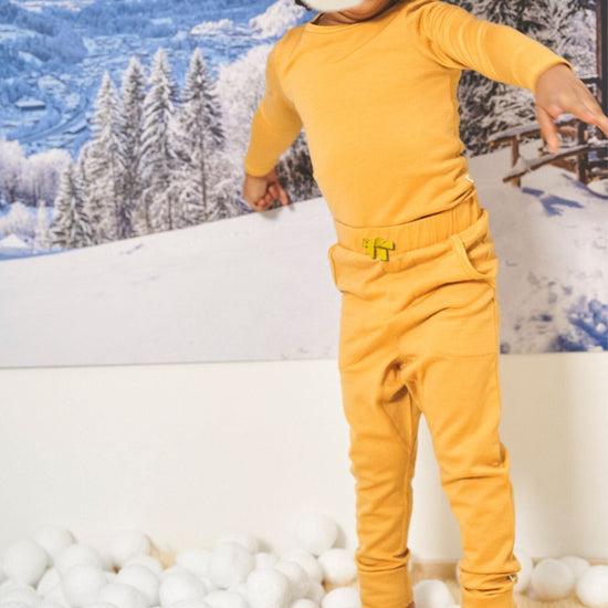 The 24 Hour Trouser, Mustard - Smalls MerinoTrouser