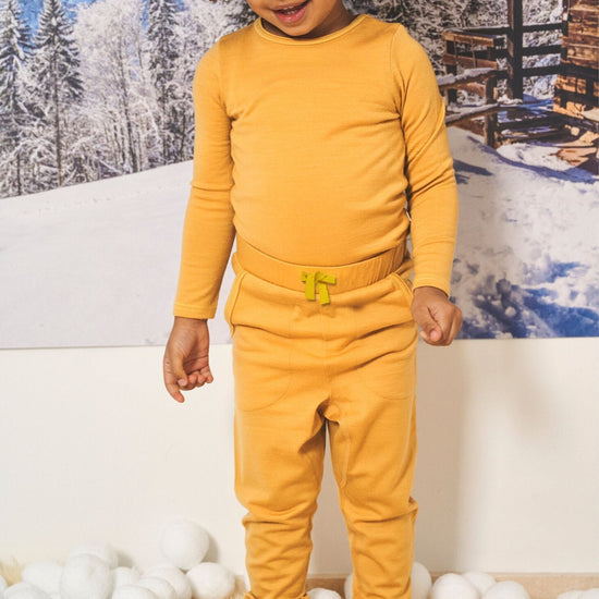 The 24 Hour Trouser, Mustard - Smalls MerinoTrouser