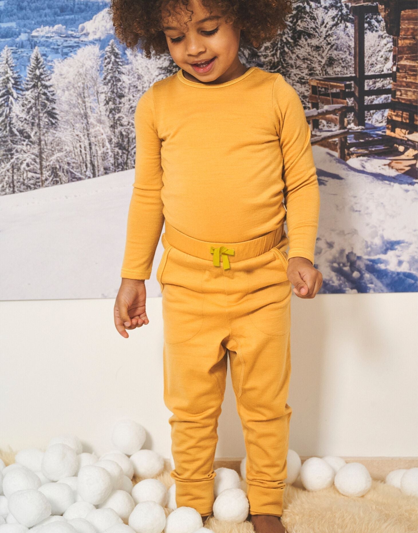 The 24 Hour Trouser, Mustard - Smalls MerinoTrouser