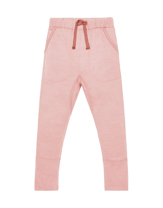 The 24 Hour Trouser, Pink Peach Blossom - Smalls MerinoTrouser