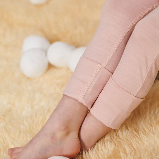 The 24 Hour Trouser, Pink Peach Blossom - Smalls MerinoTrouser