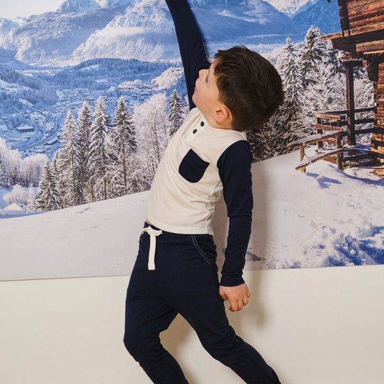 The 24 Hour Trouser, Rachel Riley For Smalls, French Navy - Smalls MerinoTrouser