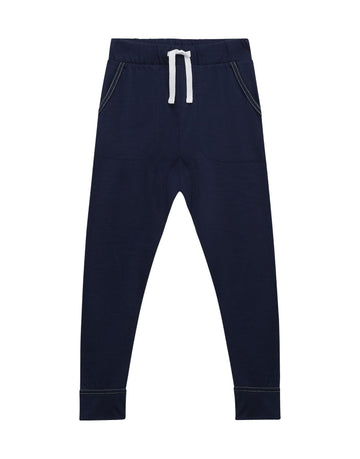 The 24 Hour Trouser, Rachel Riley For Smalls, French Navy - Smalls MerinoTrouser