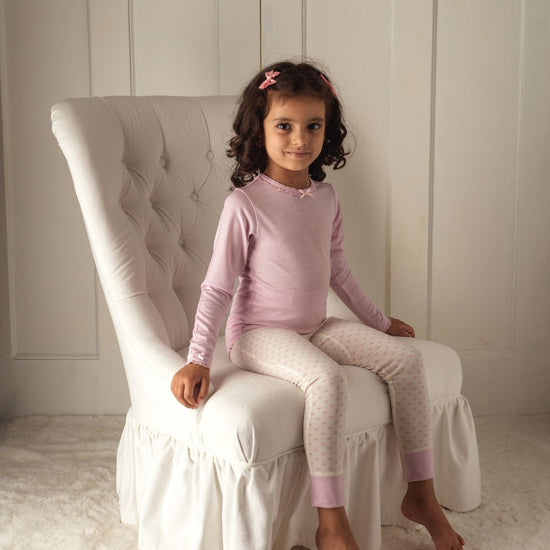 The 24 Hour Trouser, Rachel Riley for Smalls, Ivory Heart - Smalls MerinoTrouser