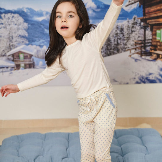 The 24 Hour Trouser, Rachel Riley for Smalls, Ivory Star - Smalls MerinoTrouser