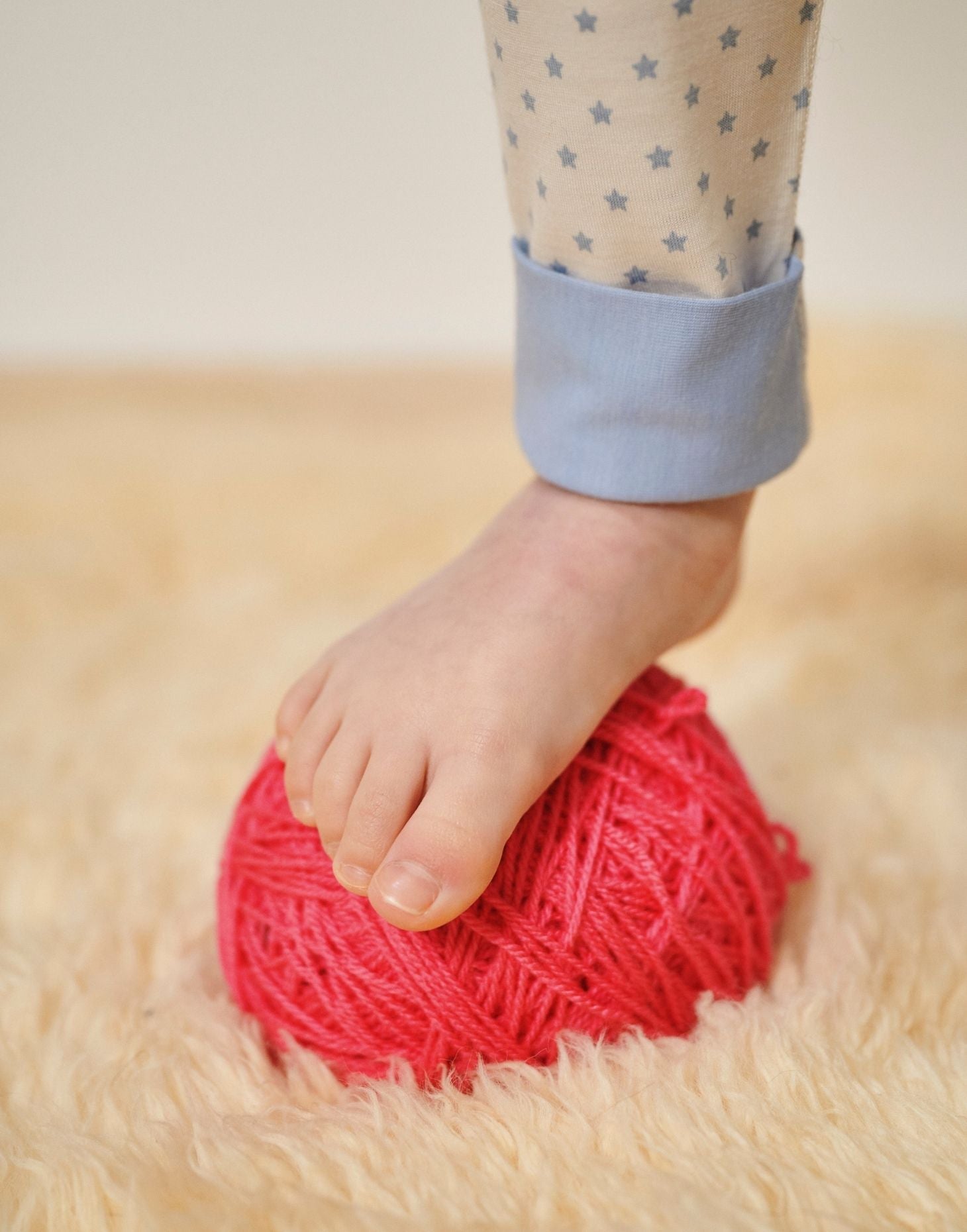 The 24 Hour Trouser, Rachel Riley for Smalls, Ivory Star - Smalls MerinoTrouser