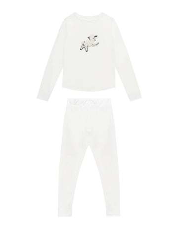 Vintage Lamb Base Set, Rachel Riley for Smalls, Ivory - Smalls MerinoBaselayer Set