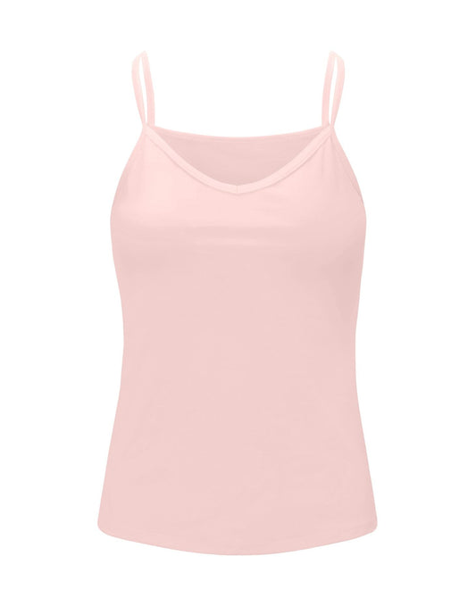 Womens Merino Cami, Pink Peach Blossom - Smalls MerinoAdult Camisole