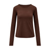 Womens Merino Long Sleeve, Chocolate Brown - SmallsAdult Long Sleeve