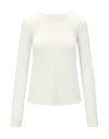 Womens Merino Long Sleeve, Ivory White - Smalls MerinoAdult Long Sleeve