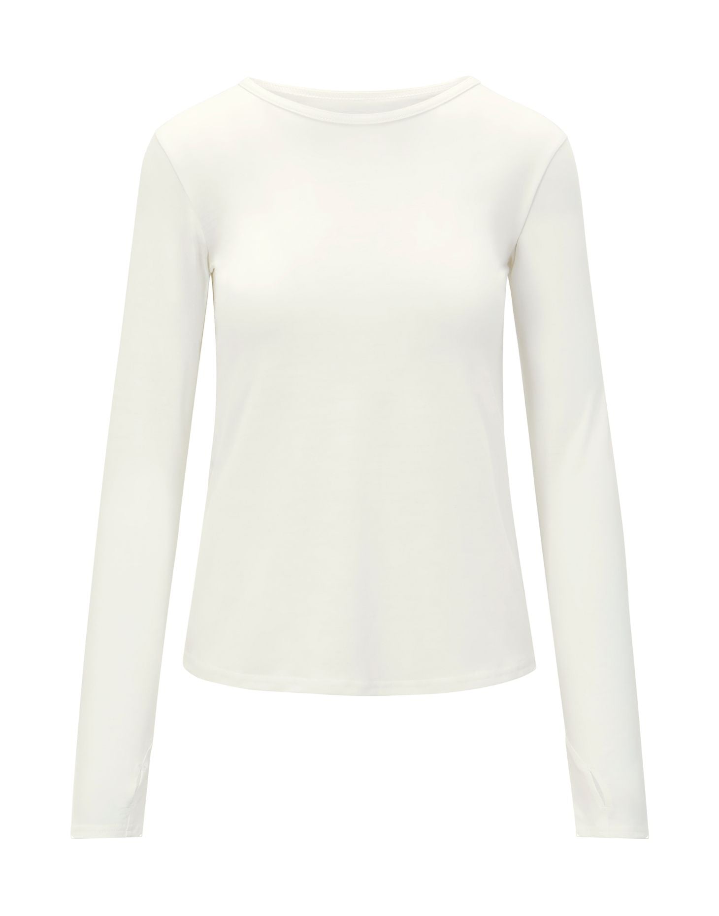Womens Merino Long Sleeve, Ivory White - Smalls MerinoAdult Long Sleeve