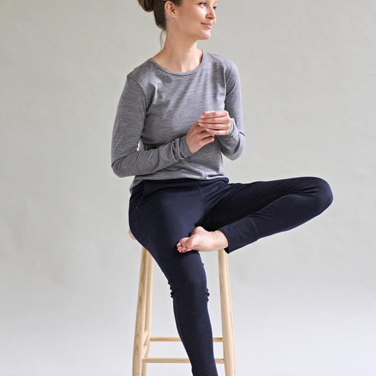 Womens Merino Long Sleeve, Sage Green - SmallsAdult Long Sleeve