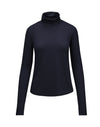 Womens Merino Polo Neck, Midnight - Smalls MerinoPolo Neck
