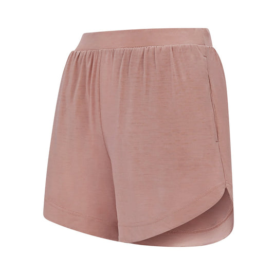 Womens Merino Shorts, Dusky Rose - Smalls MerinoShorts